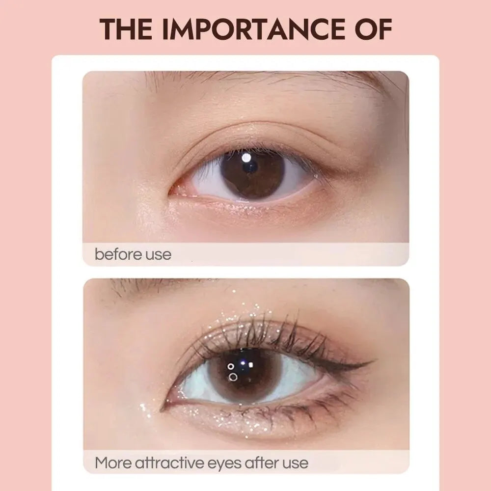 GECOMO Double-ended Lying Silkworm Pencil with 0.01mm Eyeliner Shimmer Eyeshadow Makeup