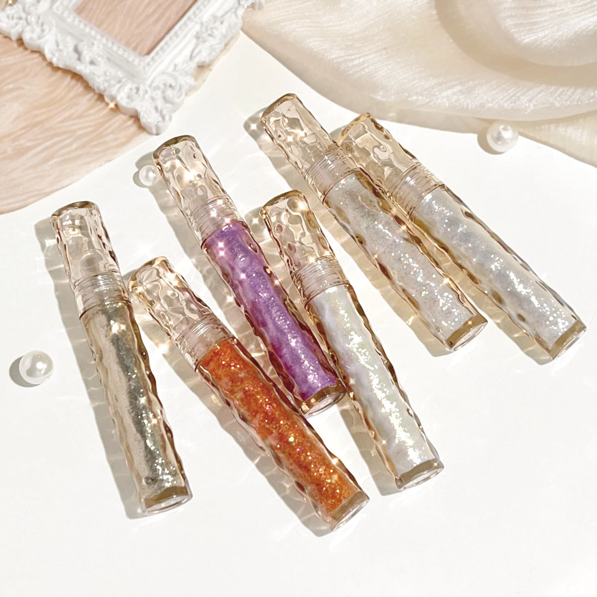 Halloween Glitter Eyeshadow Liquid - Glossy glitter long-lasting singlecolor tiny sparkling shimmer eyeshadow for festive makeup