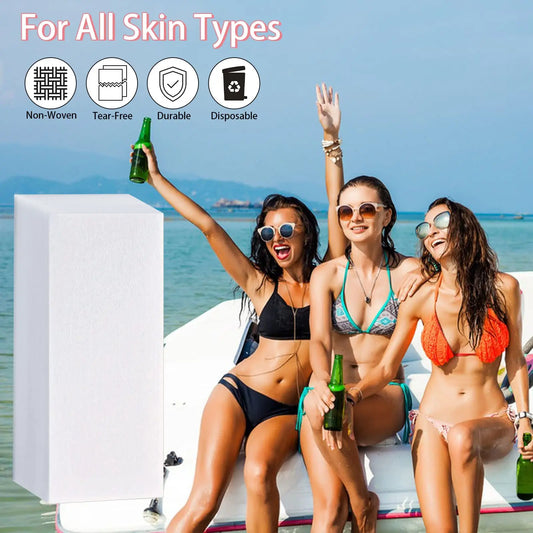 20/50/100pcs Wax Strips  Nonwoven Hair Removal Wax Paper Body Leg Arm Hair Removal Epilator Wax Strip Paper Roll High Quality