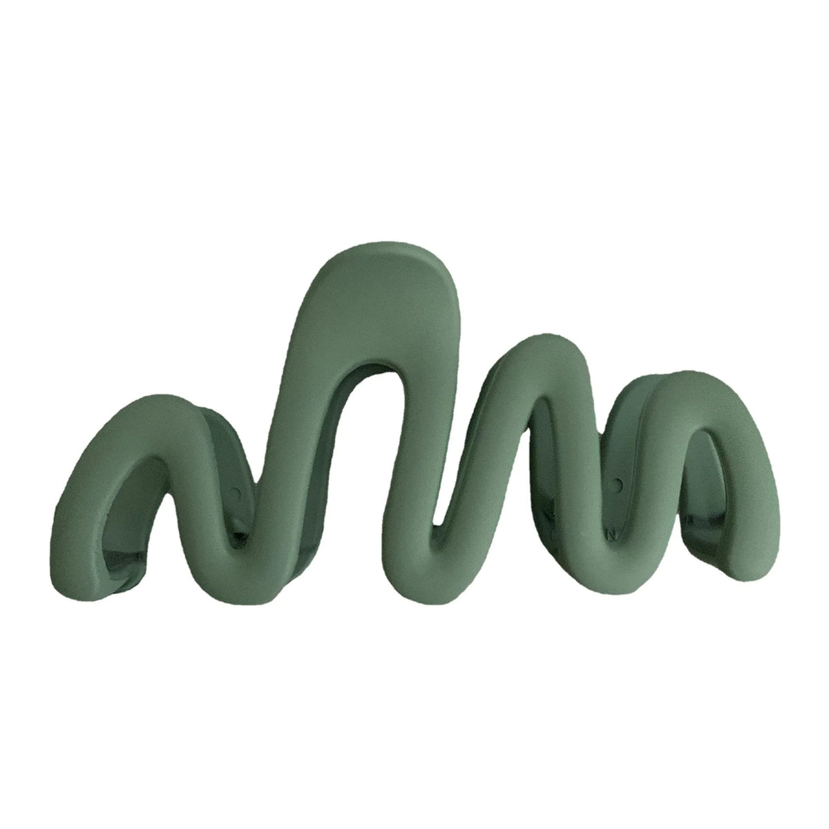 2023 New Trendy Curve Matt Hair Claw Clip Large Shark Crab Hair Clips Women Hair Accessories INS Female Back of Head Hairpin