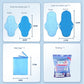 5pcs S/M Size Reusable Sanitary Pads Heavy Polar Fleece Towel Washable Panty Liner Mama Menstrual Pad with 1pc Wet Bag