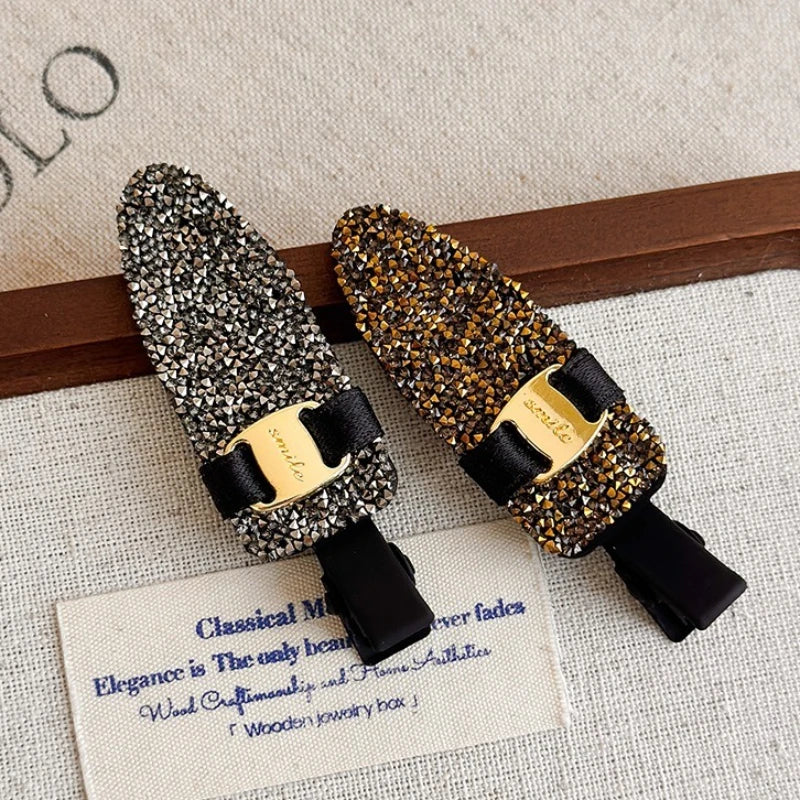 Ultra-Shimmering Luxury-Chic Rhinestone Hair Clip New Arrival: Premium Hair Accessory High-End Fashion Clip