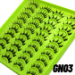 GROINNEYA Manga Lashes Mixed style 5/9/20 Pairs 3D 6D 8D Mink Lashes Natural Eyelashes Soft Cross Wispy False Eyelashes Eyelash