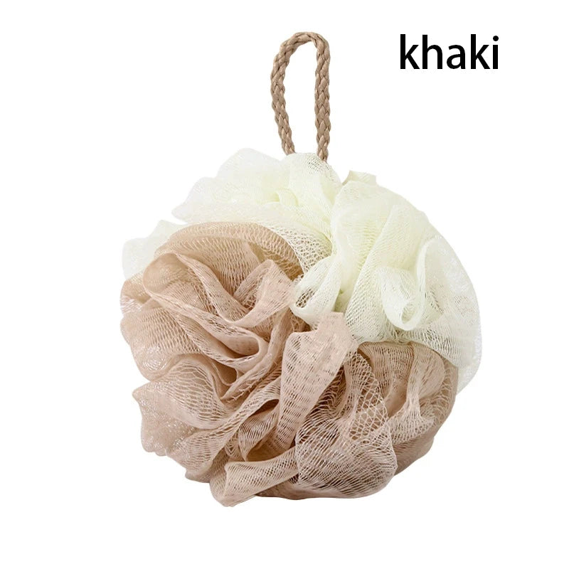 Shower Loofah Bath Sponge, Shower Pouf Balls for Body Wash, 45G Loofah Exfoliating Body Scrubber Mesh Shower Puff for Men Women