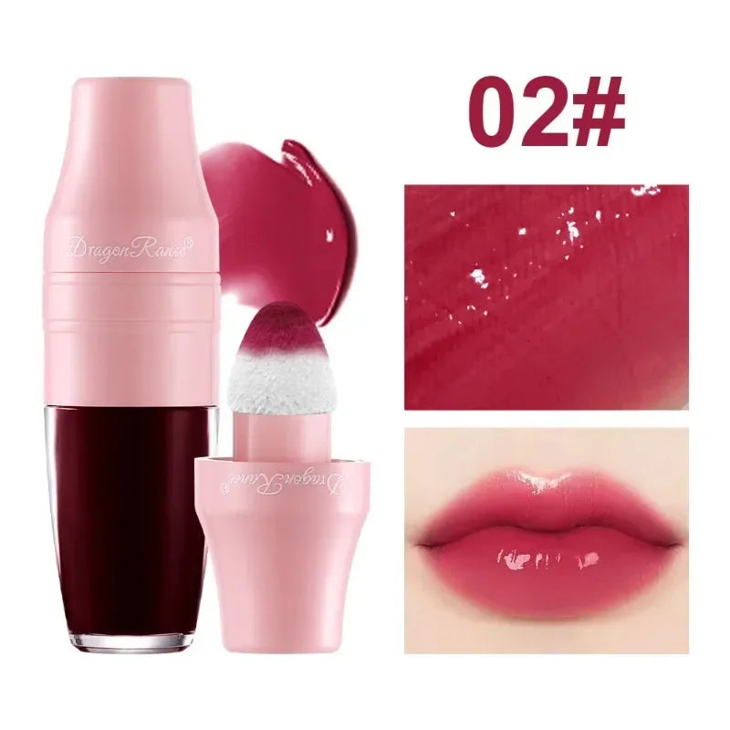 Multi Purpose Liquid Blusher Dye Lip Cheek Liquid Lip Glaze Gloss Waterproof Non-stick Cup Lip Stain Blush Tint Lasting Makeup