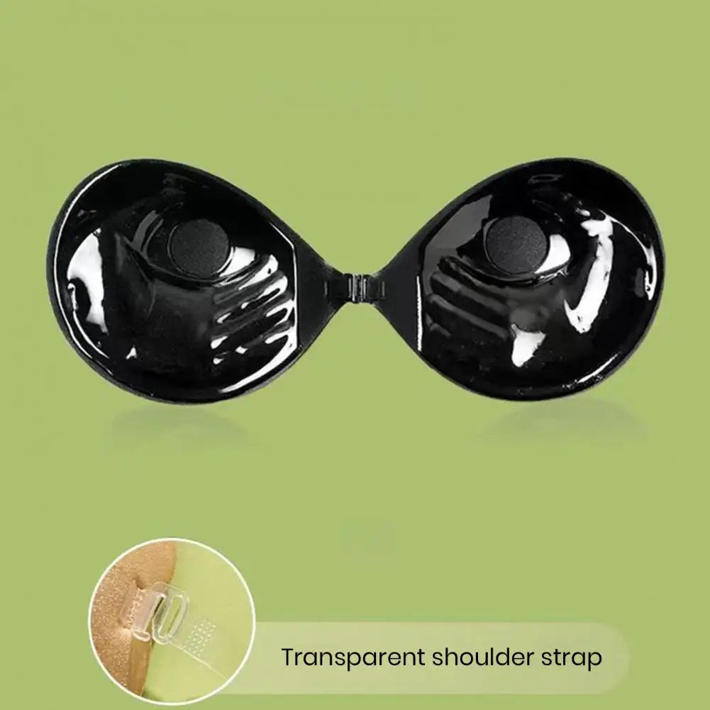 Bra Chest Patch Thick Invisible Silicone Bra Pads Chest Stickers Lift Up Strapless Nipple Covers Bridal Wedding Dress