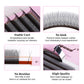 AGUUD 2D Y Lashes Extension Premade Voume Fans Faux Mink Eyelashes Premium Mesh Net Cross Lash Single Tips 2D Y Shaped Eyelashes