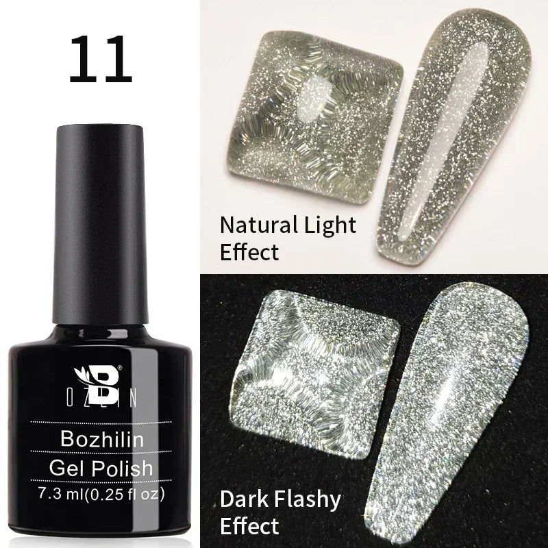 AWStorG 7.5ml Starlit Cat Magnetic Gel Nail Polish Must need Black Gel-Polaris Light Soak Off UV Gel Varnis Semi Permanent DIY