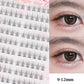 No Glue Needed Idol False Eyelashes Large Capacity 7-9mm Self Adhesive Eyelashes tweezers DIY Lash Extension Cluster Lashes