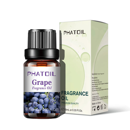 PHATOIL 10ml Fruit Fragrance Oil Mango Strawberry Apple Cherry Watermelon Sweet Aroma Fragrance Oils For Diffuser Candle Making