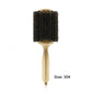 Professional 6 Sizes Barber Salon Wood Handle Boar Bristles Round Brush Removable Tail Hairdresser Hair Brush Hair Round Combs