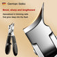 Anti-Splash 60° Slant Edge Nail Clipper Set Professional High-end Eagle Beak Oblique Toe Nail Trimmers Ingrown Toenail Tools
