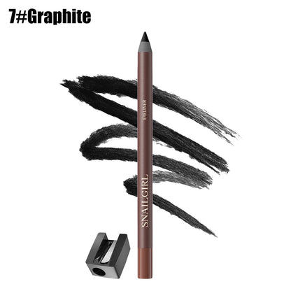 Eyeliner Pen, Waterproof And Sweatproof, Long Lasting Smudge ProofHard Refill Eyebrow Pencil