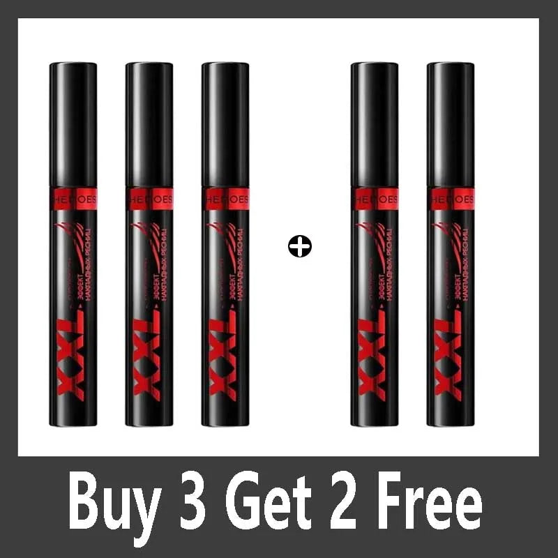 3D Mascara Waterproof Extra Volume Long -lasting Hyper-Curl Lengthening Eyelash Non-smudging Eyelashes Black Mascara Makeup