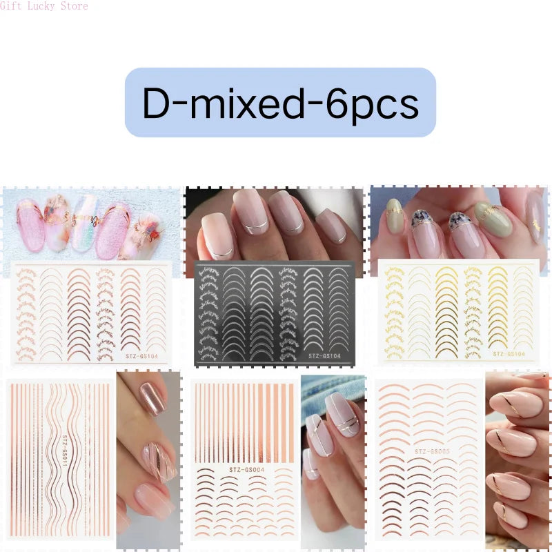 1piece 5D glass fragment nail sticker high quality stained glass window grille design glitter art decoration design nail sticker