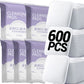 100/600Pcs Disposable Makeup Removal Cotton Pads for Facial Cleaning Wet Application Portable Double-sided Cosmetic Cotton Pads
