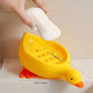 Duck Soap Dish-Cute Self Draining Soap Holder,Creative Rack for Shower Bathroom Decor Organizer for Sink Countertop,Novelty Gift