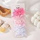 RAINBOW BOWS 10Pcs Kids Sweet Solid Color Mini Bows Hair Clip Baby Girls Ballet Style Ribbon Braided Hair Accessories Wholesale