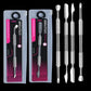Hook Type Cuticle Pusher Nail Polish Remover Gel Nail Polish Peeler Scraper Stainless Steel Clean Manicure Tool for Nail Art
