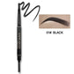 HANDAIYAN Eyebrow Pencil Automatic Rotating Double Head Long Lasting Natural Waterproof 5 Color Triangle Eyebrow Pen Make Up