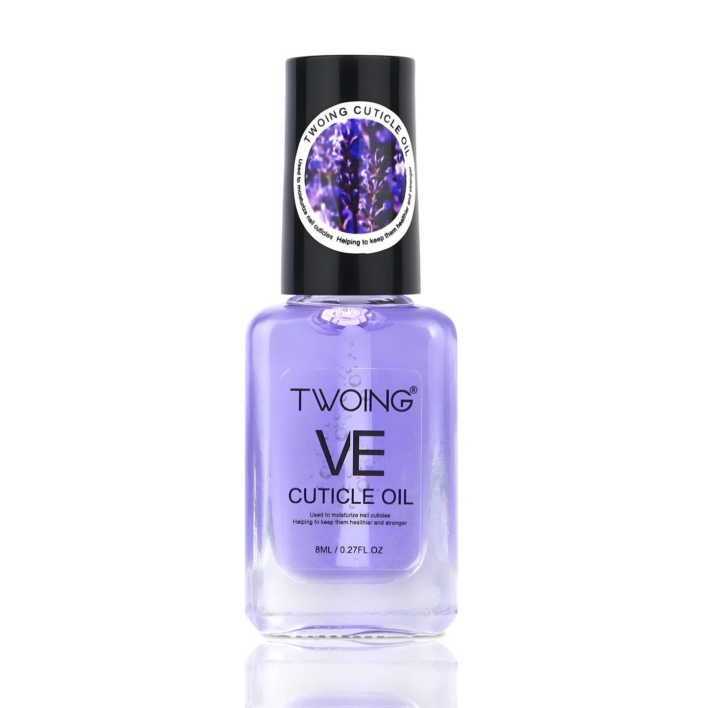TWOING Vitamin E Nail Care Oils，Nail Cuticle Hydration & Nail Strengthening, Deeply Moisturizing for Healthier,Shinier,Nails 8ML