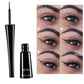 3-Color Matte Eyeliner Set - Grey Blue Black Waterproof Long-Lasting Fade-Proof Liquid Eyeliner with Brush for Easy Application