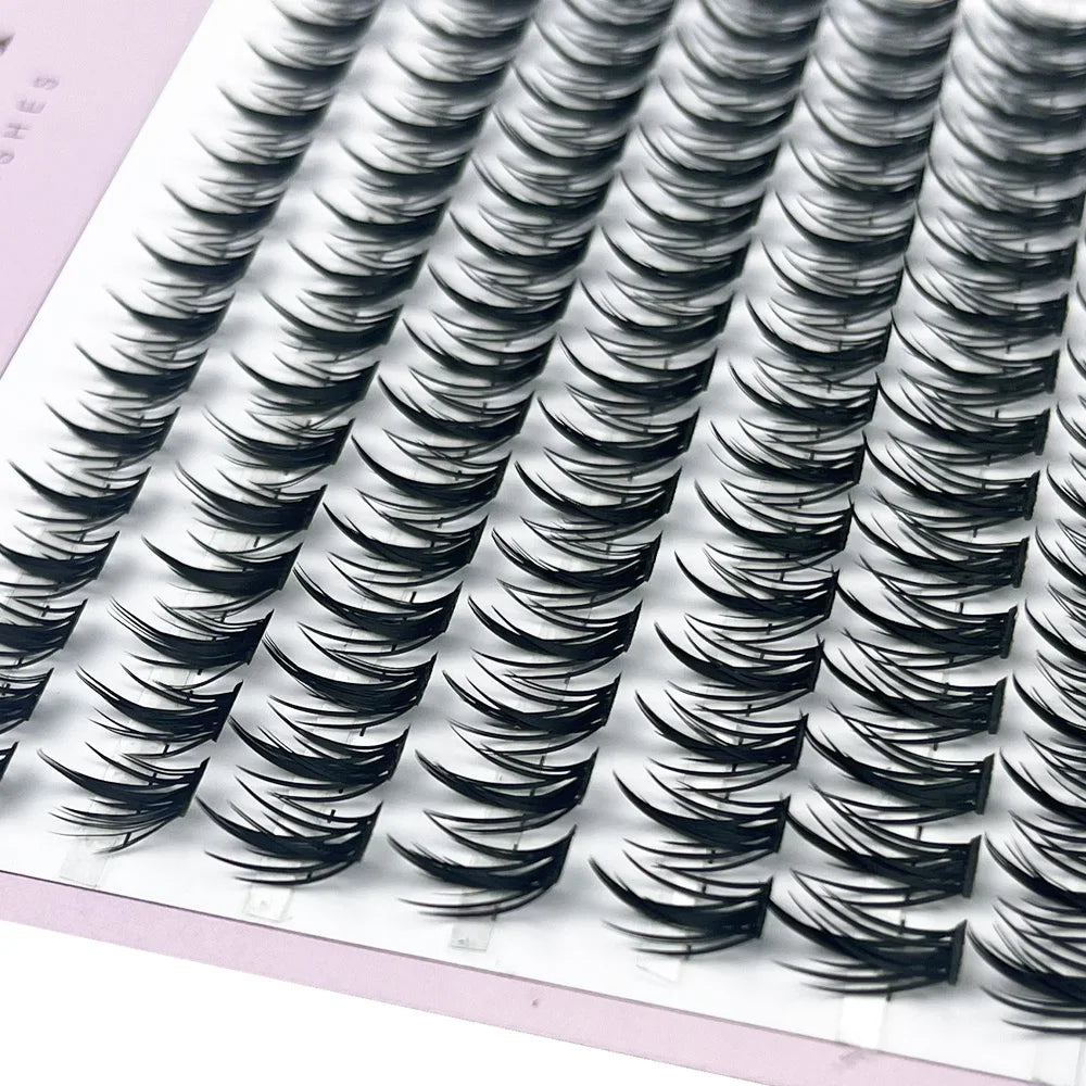 160 Bunches Mink Eyelashes 3D Natural Wispy Russian Volume Individual Eyelash DIY Eyelash Extension Makeup Tool Lashes Wholesale