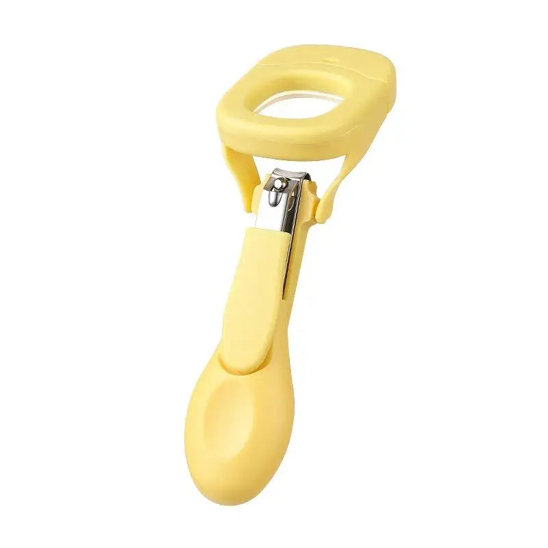 HUA Baby Elderly Nail Clippers With LED Light/Magnifying Glass Splashproof Nail Trimmer Fingernails Toenails Nail Scissors Care
