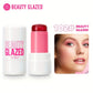 Makeup Blush Stick Lip Tinted Cooling Water Jelly Tint Jelly Blush Stick Watercolor Multi-Use Matte Blush Makeup