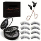 8pcs Magnetic Eyelash Kit Natural False Lashes Waterproof Eyelashes Extension Kit Reusable Wispy False Eyelashes Makeup Tools