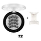 DINGSEN Magnetic Eyelashes 3D Natural False Eyelashes Reusable 4pcs Magnet Clip Set Lashes Extension makeup Tweezers Lash Set