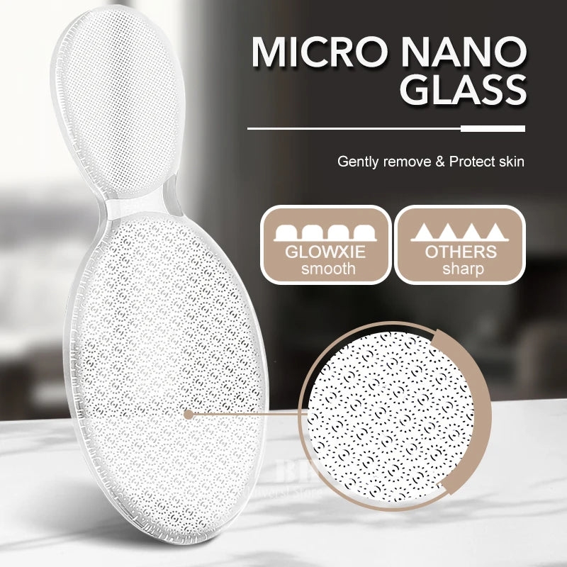 1pcs Nano Glass Double-sided Foot Rasp Heel File Hard Dead Skin Callus Remover Exfoliating Pedicure Care Foot File Tool