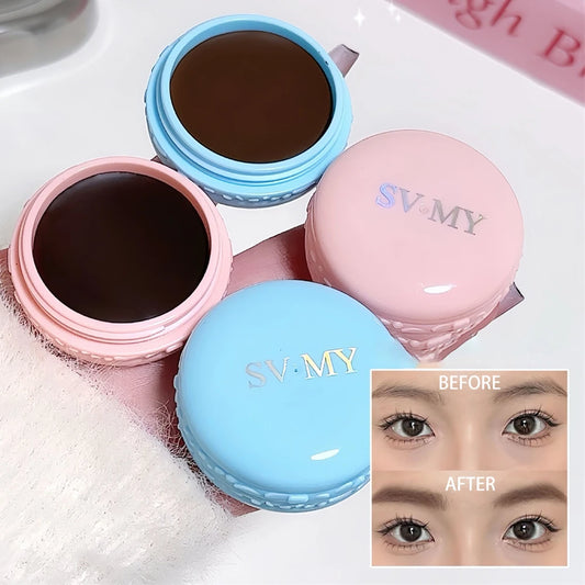 3 Colors Natural Eyebrow Enhancers Makeup Lasting Waterproof 3D Eye Brow Pomade Eyebrow Gel Coffee Brown Pro Brow Cosemtics