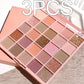 25-color eye shadow tray, oatmeal milk tea tray, sparkling powder, pearl sequins, gentle orange brown, affordable eye shadow