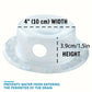 1PC- transparent bottomless bathtub overflow drain cover bathtub water stop plug shower products spa and shower accessories