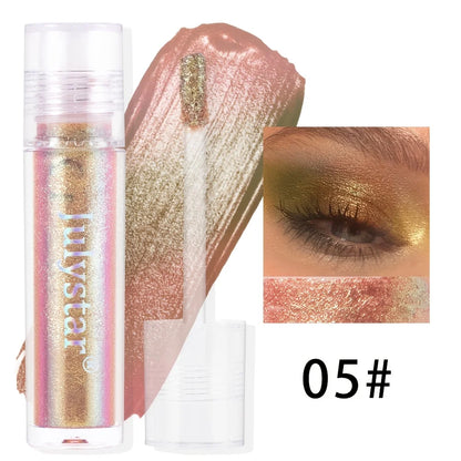 Chameleon Elixir" Liquid Eyeshadow | Optical Color-Shift Effect | Waterborne Dazzle Formula | 1-Color Multichrome Magic