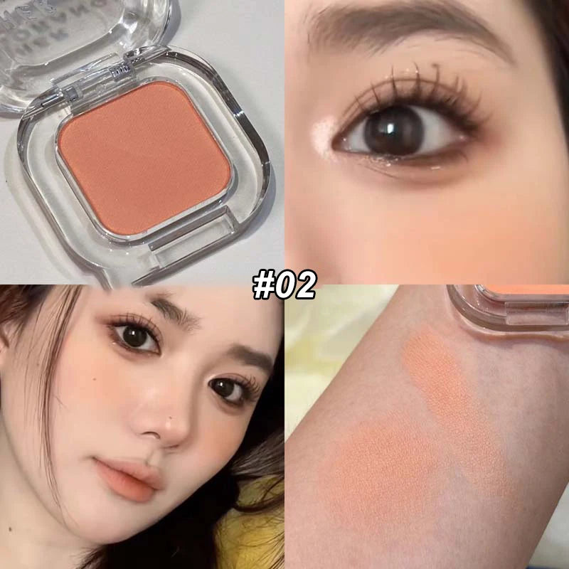 Red Brown Monochrome Eyeliner Eyeshadow Powder Palette Silky Matte Chocolate Lying Silkworm Eyeliner Waterproof Aegyo-sal Makeup