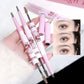 3D Eyebrow Dye Cream Gray Brown Double Head Eyebrow Pencil Long Lasting Waterproof Eye Brow Pen Tint Mascara Enhance Cosmetics