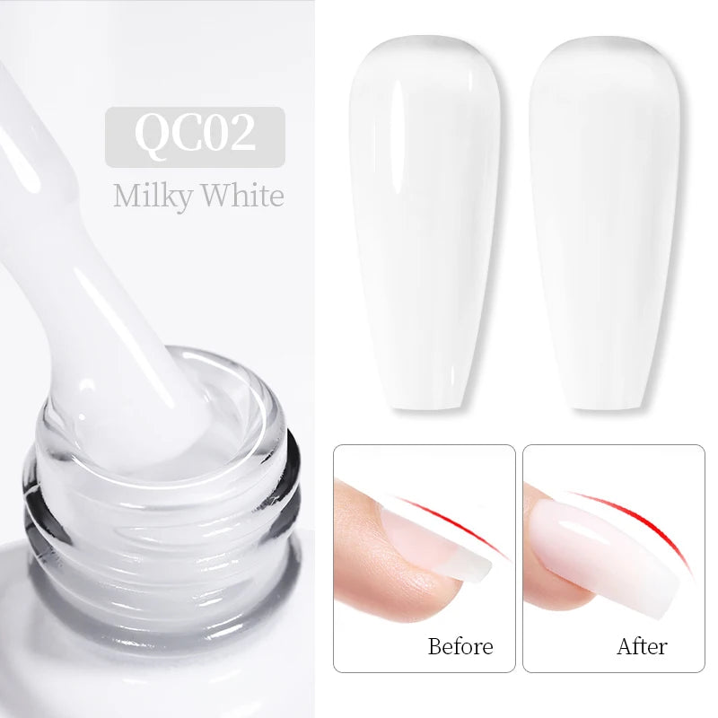 BORN PRETTY 10ml Jelly Nude Gel Nail Polish 50 Colors Semi Transparent Nail Art Nail Supplies Soak off UV LED Nails Gel Varnish