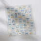 Gold Snowflake Bowknot Snowman Lovely Christmas 3D Self Adhesive Nail Art Sticker Rhinestone 5D Embossed Reliefs Manicure Decals