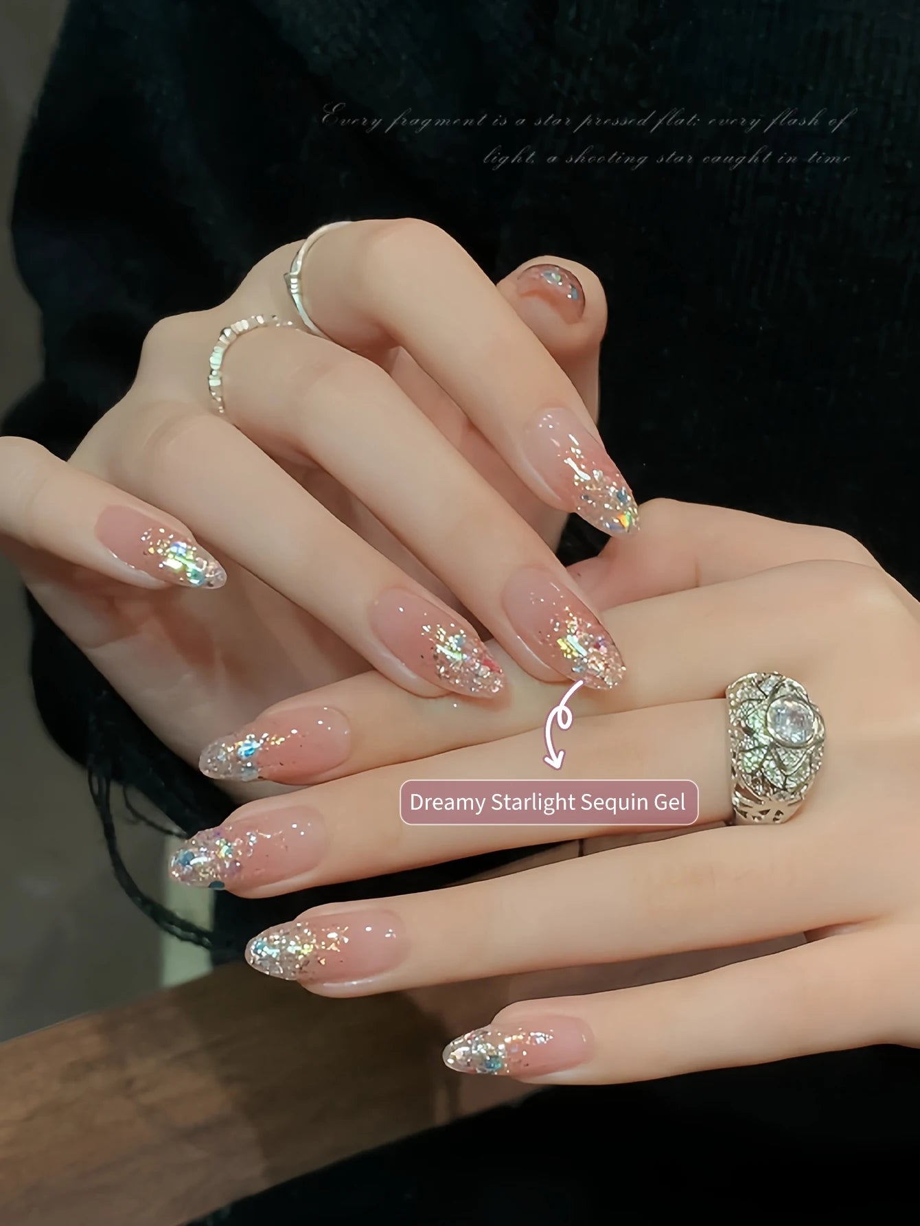 5g Explosive Flash Illusion Star Sequin Gel Nail Polish, Reflective Semi Permanent UV Nail Varnish, Gift For woman Salon