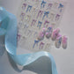 Golden Thread Butterfly Jelly Series Nail Art Stickers High Quality New Bronzing DIY Manicure Decal Decoration