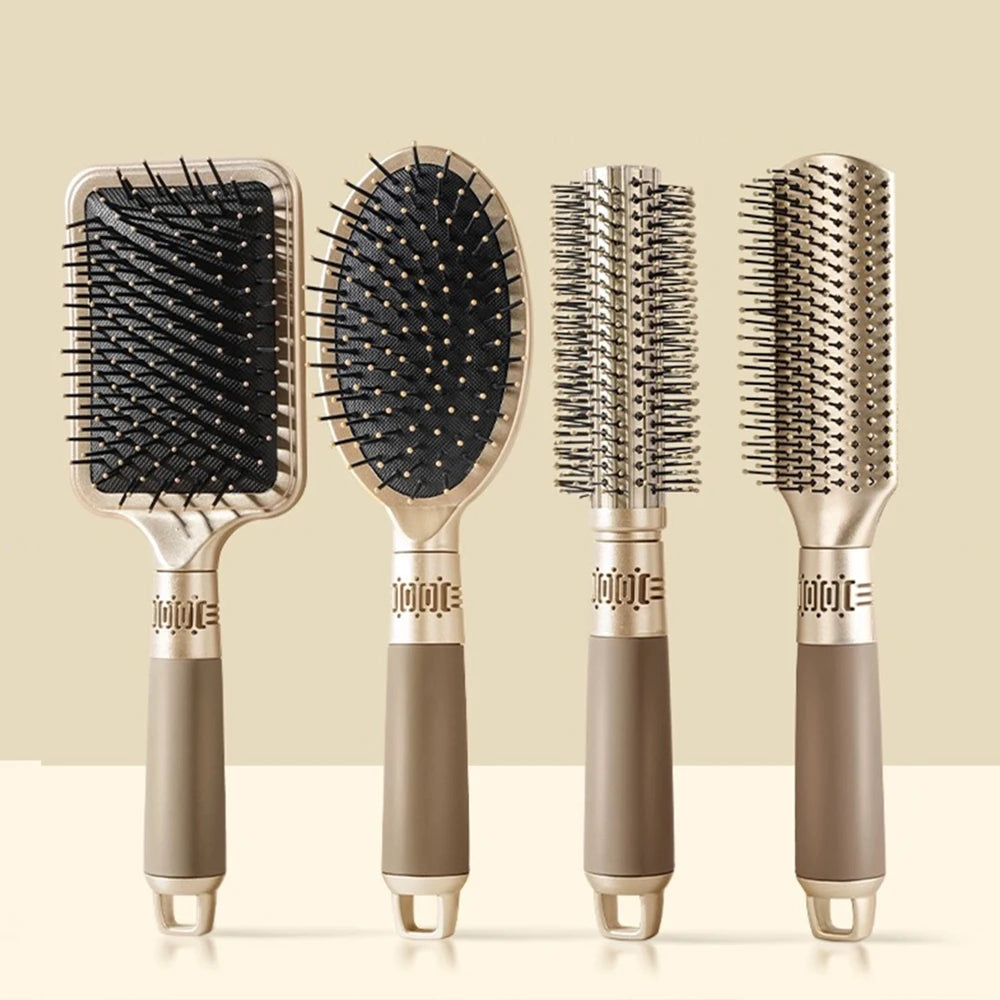 KLINA Hair Massage Air Cushion Comb Brush Scalp Hairbrush Detangle Anti Static Salon SPA Hairdressing Styling Tool Oval Round