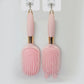 Beauty Hair Brush, Straight & Smooth Soft Touch Paddle Brush Round Brush and Detangling Brush,Great On Wet or Dry Hair Health
