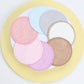 Bamboo Fiber Makeup Remover Pads 7/14/21/28 Pieces, 7-Day Mass Sale Soft Reusable Cotton Makeup Remover Pads for Face Cleanser