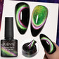 PUENTE 7.5ML Golden Gems Cat Magnetic Gel Nail Polish Pink Brown Blue Colors Golden Glitter Cat Eye Soak Off UV Nail Art Varnish