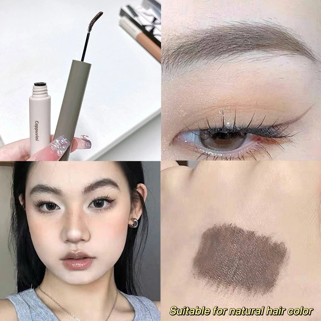 Natural Eyebrow Enhancer Dye Gel Tint Set Waterproof Long Lasting Quick Dry Dyeing Brow Tattoo Tinted Cream Brow Makeup Cosmetic