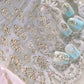 Elegant Gold Scepter 5D Nail Art Stickers Gorgeous Gemstone Luxury Courtly Pattern Necklace Frame Self Adhesive Manicure Decals