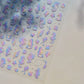 Magical Blow Bubbles Goldfish Bunny Rabbit Cat Kitten Shape Shiny Dreamy Bubbles 5D Nail Art Decorations Sticker Manicure Decal