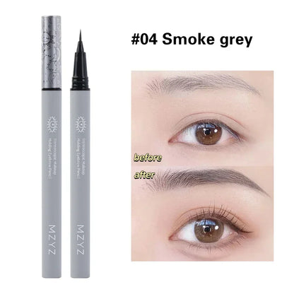 Multi-purpose Liquid Eyebrow Eyeline Pencil Waterproof Easy To Color Ultra Fine Eyeliner Lying Silkworm Pen Eyes Makeup Cosmetic